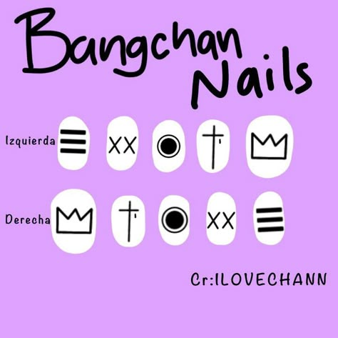 Skzoo Nail Design, Bangchan Nail Art, K-pop Nail Ideas, Skz Nail Art Ideas, Straykids Nail Ideas, Skz Nail Art Design, Straykids Nail Art, Straykids Nails Ideas, Stray Kids Acrylic Nails