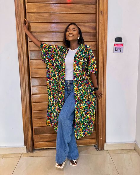 Its another weekend and I am most grateful to everyone who shopped this week from us. THANK YOU And remember to stay cozy today. What will you be doing today? 👇 Ankara Kimono Jacket, African Print Kimono, Ankara Kimono, Ankara Dress Designs, Ankara Fashion, African Ankara, Ankara Dress, Ankara Styles, Kimono Jacket