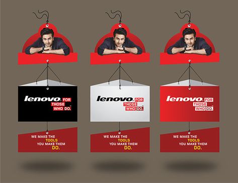 Lenovo Dangler Design on Behance Dangler Design, Catalog Design Layout, Pos Design, Retail Design Display, Store Signage, Retail Marketing, Pop Display, Graphic Design Lessons, Hanging Banner