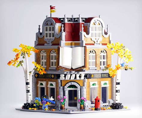 LEGO Modular Buildings Archives - The Brothers Brick | The Brothers Brick Lego Village, Lego Books, Big Lego, Lego Modular, Amazing Lego Creations, Lego Craft, Lego Room, Cool Lego Creations, Lego House