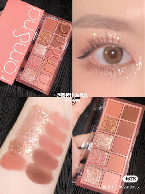 aesthetic makeup, korean makeup, makeup products, cool tone makeup, warm tone makeup, rom&nd makeup, makeup palette, eye makeup, pink makeup, chinese makeup, douyin makeup Warm Tone Makeup, Aesthetic Ropa, Koleksi Makeup, Warm Makeup, Chinese Makeup, Doll Eye Makeup, Korean Eye Makeup, Ethereal Makeup, Fancy Makeup