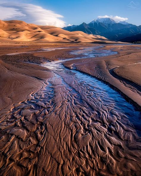 Mountain Road Trip, Sand Dunes Colorado, Sand Dunes National Park Colorado, Colorado Road Trip, Great Sand Dunes National Park, American National Parks, Moving To Colorado, Great Sand Dunes, Colorado Photography