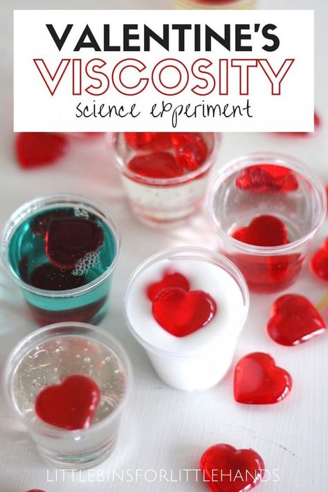 Valentine Science Experiments, February Science, Science Valentines, Kindergarten Valentines, School Age Activities, Science Activity, Kid Experiments, Preschool Valentines, Valentine Activities