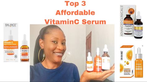 These are my top 3 affordable and good vitaminc serum to look out for in 2021 Vitamin C Serum, Vitamin C, Vitamins, Serum, That Look, Skin