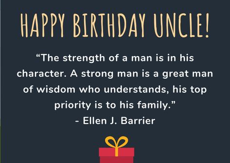 happy-birthday-uncle-quote-barrier Best Uncle Quotes, Happy Birthday To My Uncle, Happy Birthday Uncle Blessings, Cool Uncle Quotes, Birthday Wish For Uncle Quotes, Happy Birthday Uncle Quotes, Birthday Wishes For Maternal Uncle, Uncle Birthday Quotes, Birthday Message For Uncle