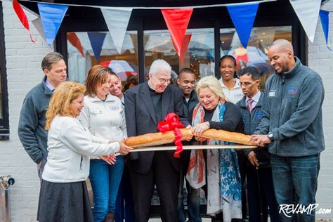 Baking A Difference In Georgetown; DogTag Bakery Grand Opening Receives Warm Welcome - Revamp™ Gimmick Idea, Venue Marketing, Launch Event Ideas, Grand Opening Event, Opening Scene, Bakery Decor, Opening Event, Baking Party, Melissa And Doug