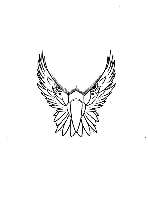 Tattoo Designs Butterfly, Eagle Tattoo Ideas, Eagle Wing Tattoos, Simple Leg Tattoos, Bird Silhouette Tattoos, Eagle Head Tattoo, Courage Tattoos, Traditional Eagle Tattoo, Band Tattoos For Men