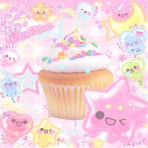 cutecore cutecore edit kawaii kawaiicore edit creepycute creepycute edit cupcake sweets sugar sprinkles frosting Cupcake Icon, Kawaii Icons, Soft Pink Theme, Don't Be Shy, Kawaii Core, Kawaii Food, Pink Themes, Kawaii Aesthetic, Cute Desserts