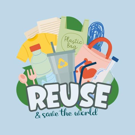 Reduce Plastic Poster, Plastic Poster, Eco Project, Save Planet, Textile Bag, Environmental Pollution, Plastic Pollution, Animal Silhouette, Logo Line