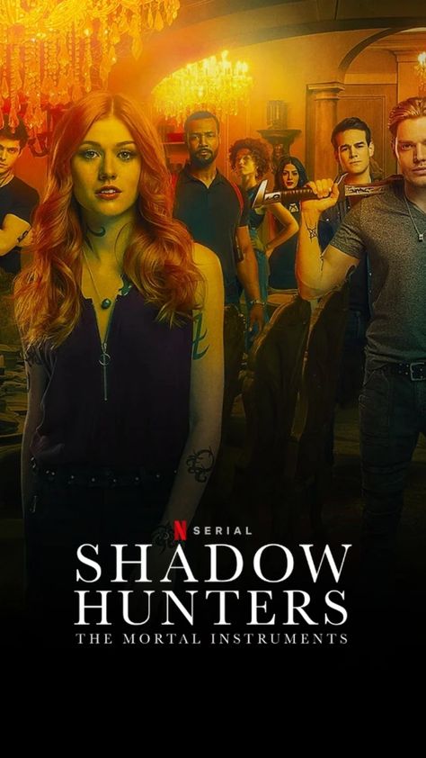 Shadow Hunters Official poster Netflix Shadow Hunters Tv Show, Wallpaper Shadow, Hunter Movie, Top Movies To Watch, Movies To Watch Teenagers, Tv Series To Watch, Girly Movies, Vampire Diaries Seasons, Great Movies To Watch