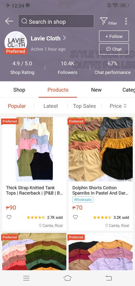 Shoppee Finds Tops, Shopee Philippines Clothes, Shopee Finds Philippines, Philippines Clothes, Shopee Finds, Rekomendasi Shopee, Best Online Stores, Shopee Philippines, Dolphin Shorts