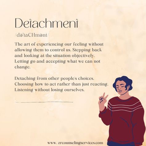 How To Practice Emotional Detachment, Practice Detachment Quotes, What Is Detachment, The Laws Of Detachment, How To Detach Yourself From Someone, Emotional Detachment Stages, Learning Detachment, Quotes About Detachment, How To Practice Detachment