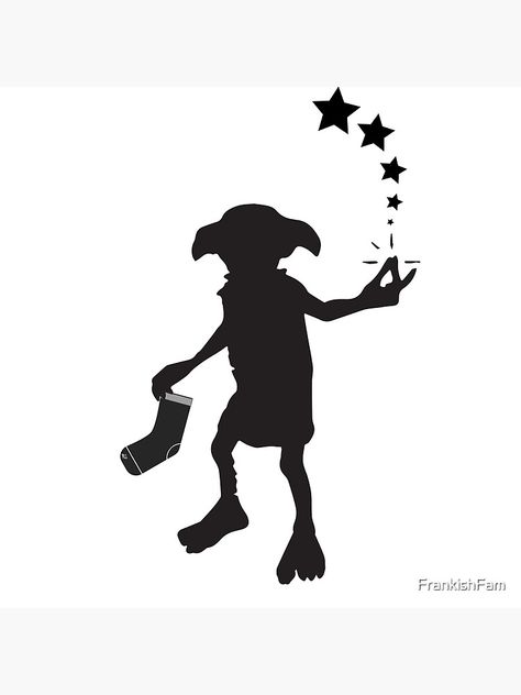 Dobby Svg, Harry Potter Window Silhouettes, Harry Potter Vinyl Decals, Hogwarts Cricut, Harry Potter Silhouette Characters, Dobby Silhouette, Harry Potter Stencil, Harry Potter Sillouhette, Harry Potter Pumpkin Stencil Printable