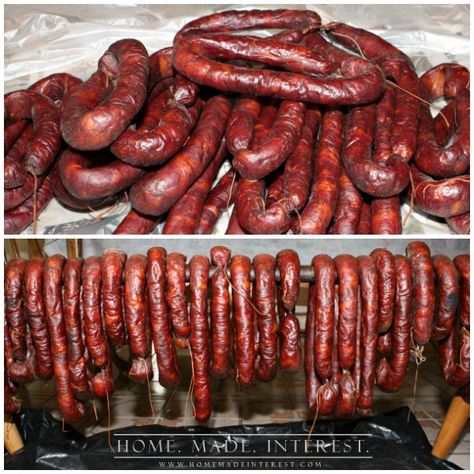 A Family Tradition - Learning how to make homemade Portuguese Sausage, Chourico, is a Portuguese-American family tradition. This is the best smoked meat out there. How To Make Portuguese Chourico, Curing Meat, Making Sausage, Cured Meat Recipes, Sausage Making Recipes, Portuguese Sausage, Spanish Chorizo, Home Made Sausage, Homemade Sausage Recipes