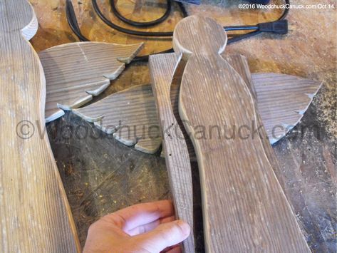 wood pallet angels | Primitive Angels | WoodchuckCanuck.com Primitive Angel Patterns, Craft Angels, Pallet Porch, Primitive Angels, Primitive Angel, Angel Decorations, Primitive Country Christmas, Wood Angel, Wood Pile