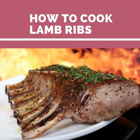 Lamb Recipes Crockpot, Lamb Ribs Recipe, Crockpot Lamb, Gyro Meat Recipe, Slow Cooker Ribs Recipe, Crusted Rack Of Lamb, Crockpot Ribs, Slow Cooker Lamb, How To Cook Lamb