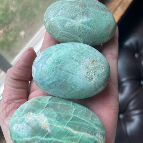 Green Moonstone palm stones are now available in my shop. Other palm stones available. Green Moonstone, Palm Stones, Pink Envelopes, Handmade Sellers, Thanks A Bunch, Pink Box, Attract Money, Palm Stone, Feelings And Emotions