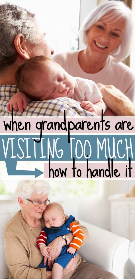 Grandparents are great...but sometimes grandparents can visit TOO much. Especially if you are already have relationship struggles with your parents or in-laws, this can be hard to navigate. Learn how to prioritize yourself, set boundaries, and hopefully keep the relationship intact...but also what to do if it's just not working. Prioritize Yourself, How To Prioritize, Grandparenting, Relationship Struggles, Set Boundaries, Postpartum Care, Postpartum Recovery, In Laws, After Baby