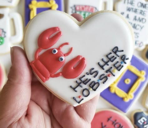 Friend Cookies Decorated, Friends Bachelorette Cookies, Cookies Bachelorette Party, Bachelorette Party Cookies Beach, Bachelorette Cookies Decorated Funny, Friends Bridal Shower Theme, Vday Cookies, Friends Bachelorette, Flood Cookies