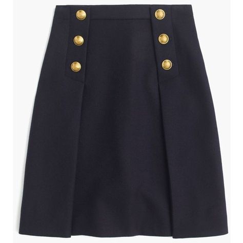 J.Crew Petite Sailor Skirt ($155) ❤ liked on Polyvore featuring skirts, petite, structured skirt, long a line skirt, petite long skirts, petite skirts and knee length a line skirt Sailor Skirt, Long Wool Skirt, Structured Skirt, Long A Line Skirt, Shiny Skirts, Skirt Petite, Skirt Wool, Stylish Skirts, Petite Skirt