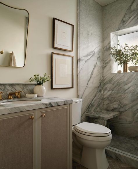 House of Mouse | White marble used in various bathroom forms creating that zen 🤍🤍 . . . #houseofmousestudio #bathroomdesign #whitemarble #marblevanity… | Instagram Curved Bathroom Backsplash, Tub Between Two Vanities, Shelf Above Sink, Inset Cabinet Doors, Kitchen Remode, Wainscoting Bathroom, Above Sink, Inset Cabinets, Bathroom Oasis