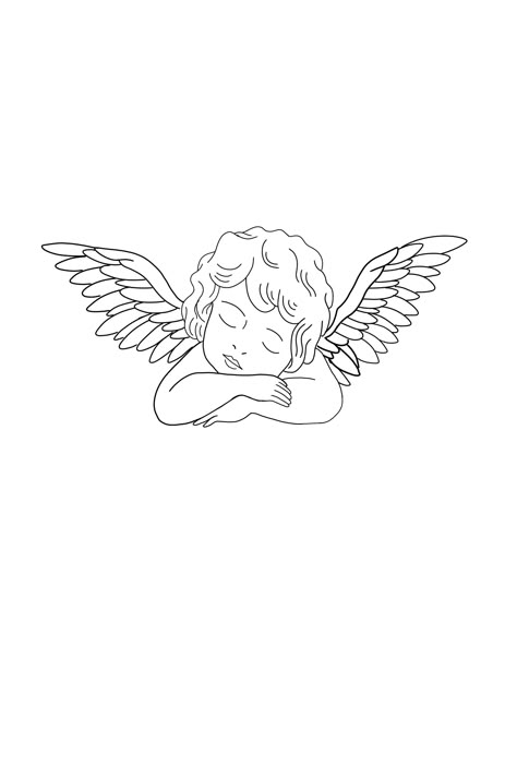 Angel Cloud Tattoo, Angel On Cloud Tattoo, Angel Clouds, Cloud Tattoo, Tattoo Idea, Angel, Tattoos, Quick Saves, Art