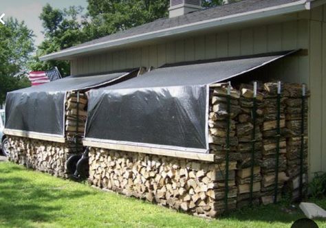 Firewood Storage Ideas Outdoor, Outside Wood Storage, Wood Pile Storage Outdoor, Wood Pile Storage Outdoor Diy, Wood Stacking Ideas, Wood Stacking Ideas Outdoor, Wood Storage Outdoor, Wood Pile Storage, Outdoor Firewood Storage Ideas