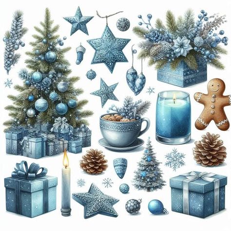 Free Printable Clipart | Facebook Winter Clip Art Free, Free Clip Art Downloads, Free Clip Art Printables, Free Clipart Downloads, Free Christmas Printables, Winter Blues, Blue Christmas, Free Clip Art, Christmas Printables