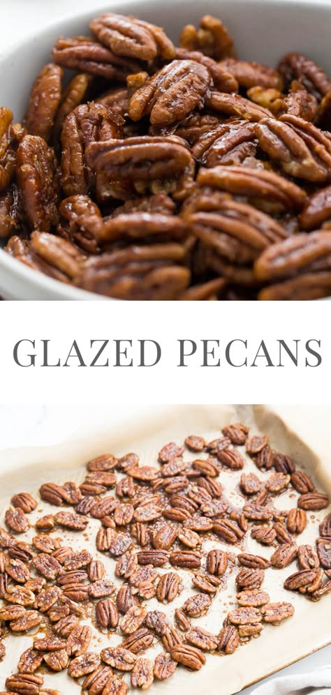 Urban Cookhouse Recipes, Southern Meal Recipes, Pecan Roasted, Healthy Pecan Recipes, Candied Pecans Oven, Orange Glazed Pecans, Easy Sugared Pecans, Roasted Pecans Oven, Roast Pecans In Oven