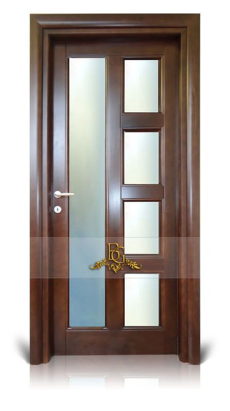 Usi Interior, Pintu Ganda, Wooden Glass Door, Pintu Interior, Interior Door Styles, House Front Door Design, Modern Wooden Doors, Door Design Photos, Metal Doors Design