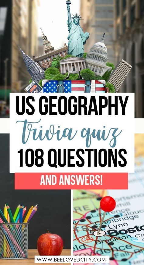 National Treasure Party, Fun Question Games, Geography Quiz Questions, Treasure Party, Usa Geography, History Trivia Questions, Trivia For Seniors, Trivia Quiz Questions, Geography Trivia