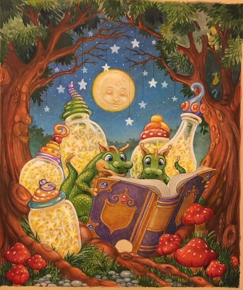 Reading by fireflyte Dragon Wall Mural, Randal Spangler, Fairies And Dragons, Purple Books, Fantasy Fairies, Here There Be Dragons, Dragon Wall, Dragon Scales, Art Mignon