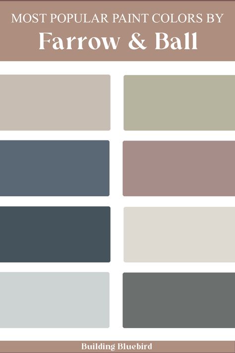 Ash Grey Farrow And Ball, Farrow And Ball Gray Paint Colors, Farrow And Ball Paint Combinations, Hallway Ideas Farrow And Ball, Farrow And Ball Trim Colors, Farrow And Ball Manor House Grey, Farrow And Ball Stairs Hallways, Bright Kitchen Paint Colors, Farrow And Ball Furniture Paint