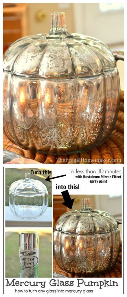 20 things that will SPARKLE with Mercury Glass – Mirror Paint How To Mercury Glass Diy, Mirror Glass Painting, Mirror Effect Spray Paint, Mercury Glass Mirror, Spray Paint Projects, Mercury Glass Diy, Diy Spray Paint, Party Girlande, Mirror Paint