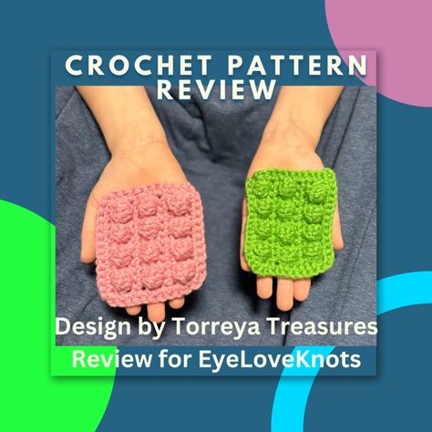 Bobble Pop Fidget Toy - Crochet Pattern Review - EyeLoveKnots Crochet Fiddle Toy, Crochet Pop It Fidget Pattern, Crochet Popit, Figet Toys Crochet Pattern, Crochet Marble Fidget, Fidget Toy Crochet, Crochet Fidget Toys Free Pattern Easy, Crochet Pop It, Crochet Figit Toys Free Pattern