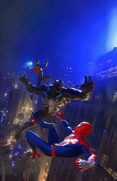 SPIDER MAN 2🤯🤯 Miles And Peter Wallpaper, Marvel Spider Man 2, Spider Man 2 Ps5, Spider Man Peter Parker, Spider Man Ps4, Venom Spiderman, Spiderman Venom, Spiderman 2, Image Spiderman