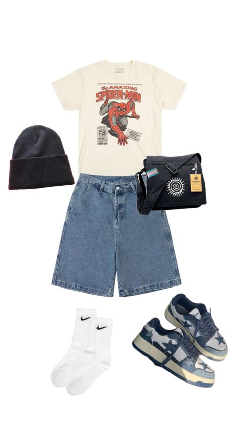 Spiderman, trans boy, aesthetic, outfit inspo Ftm Outfits, Trans Outfit, Trans Masc, Spiderman Outfit, Trans Boys, Masc Outfits, Gay Outfit, Street Wear Outfits, Downtown Outfits