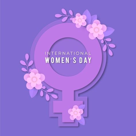 Realistic international women's day  ill... | Free Vector #Freepik #freevector #celebration #event #women #illustration Happy Women's Day Card, Pink And White Background, Happy Woman Day, Framed Wedding Photos, Floral Wedding Invitation Card, Happy Women's Day, Purple Wedding Invitations, Wedding Invitation Card Design, International Women’s Day