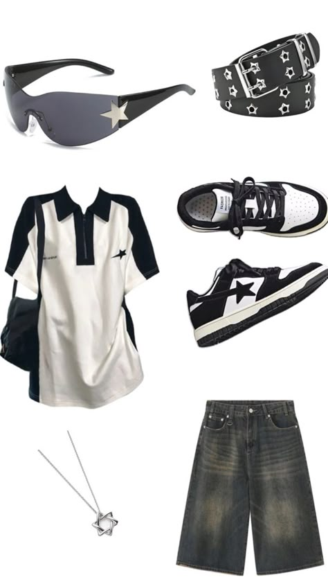 Dad Clothes Aesthetic, Y2k Hombre, Hombre Aesthetic, Silly Clothes, Casual School Outfits, Easy Trendy Outfits, Fashion Inspiration Design, Edgy Outfits, Swag Outfits