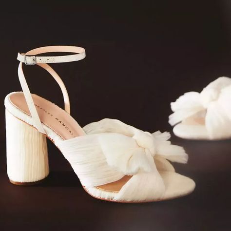 Comfortable Wedding Heels, Block Heels Wedding, White Heels Wedding, Bride Heels, White Block Heels, Wedding Shoes Comfortable, Wedding Shoes Bride, Anthropologie Wedding, Bridal Heels