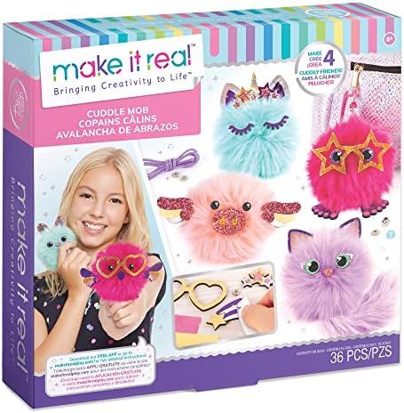 Plush Craft, Craft Toys, Building Crafts, Arts And Crafts Kits, Diy Pom Pom, Art & Craft Kit, Puffy Stickers, Jewelry Making Kit, Diy Set