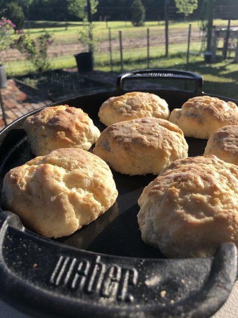 How to Grill Biscuits | Grilling Inspiration | Weber Grills Weber Grill Recipes, Recipes Grilling, Weber Grills, Grilling Accessories, Southern Biscuits, Cheese Grits, How To Make Biscuits, Weber Grill, Biscuit Bake