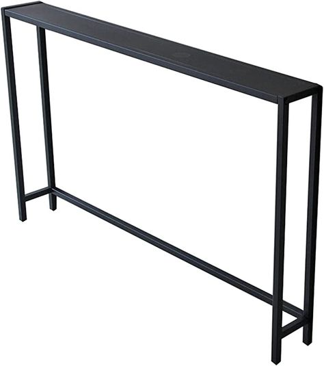 Narrow Long Sofa Table Behind Couch -FYongShu, Black Long Side Tables, Tall Sofa Table Very Narrow Console Table Width 15cm, Rectangle Side Table Bedside Tables for Small(Size:100*15*75CM,Color:Black) : Amazon.co.uk: Home & Kitchen Slim Console Table Behind Couch, Very Narrow Console Table, Long Sofa Table Behind Couch, Living Room Wall Shelf, Sofa Table Behind Couch, Long Side Table, Slim Console Table, Rectangle Side Table, Table Behind Couch