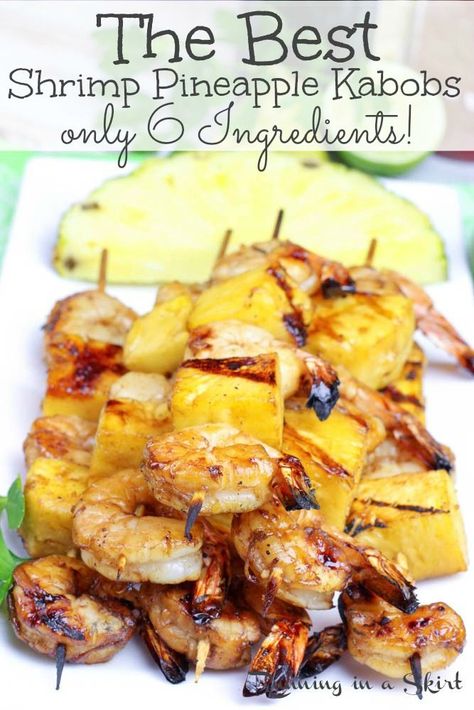 Shrimp And Pineapple Skewers, Shrimp And Pineapple, Paleo Seafood, Shrimp Kabob Recipes, Pineapple Skewers, Pineapple Kabobs, Paleo Ideas, Pineapple Shrimp, Shrimp Kabobs