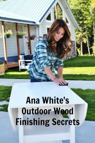 Outdoor Wood Furniture Finishing Secrets Wood Finishing, Outdoor Wood Furniture, Wood Plans, Outdoor Wood, Woodworking Furniture, Paint Furniture, Easy Woodworking Projects, Redo Furniture, Refinishing Furniture