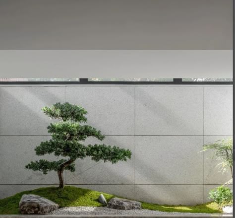 Modern Japanese Garden, Japanese Garden Landscape, Zen Garden Design, Front Garden Design, Japan Garden, Courtyard Design, Japanese Garden Design, Dry Garden, Garden Landscape Design