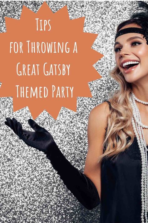 33 Tips For A Glitzy Great Gatsby Themed Party - Fun Party Pop Great Gatsby Party Games, Great Gatsby Fundraiser, Roaring 20s Party Games, Gatsby Party Games, 1920s Party Games, Great Gatsby Party Outfit Diy, Gatsby Party Outfit Diy, Roaring 20s Party Ideas, Outfit Diy Ideas