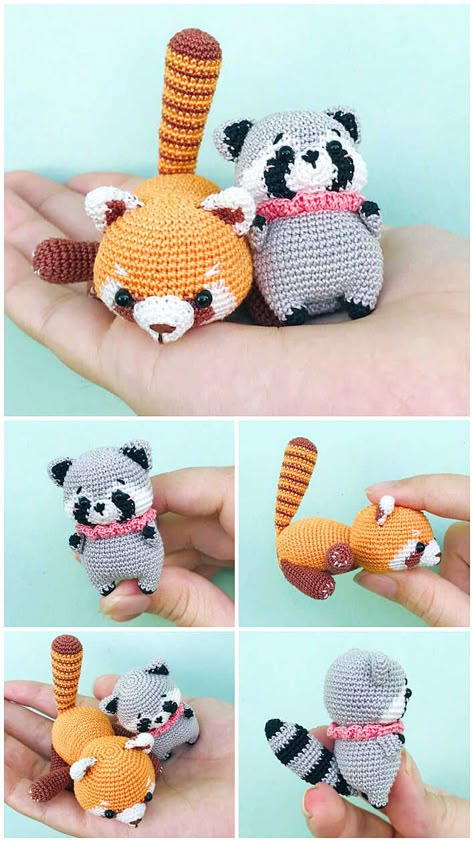 Crochet Raccoon Free Amigurumi Pattern - Amigurumi Crochet Amigurumi Raccoon Free Pattern, Free Crochet Raccoon Pattern, Amigurumi Raccoon Free Pattern, Raccoon Amigurumi Free Pattern, Crochet Raccoon Free Pattern, Racoon Crochet Pattern Free, Crochet Racoon Pattern Free, Animal Amigurumi Free Pattern, Racoon Crochet