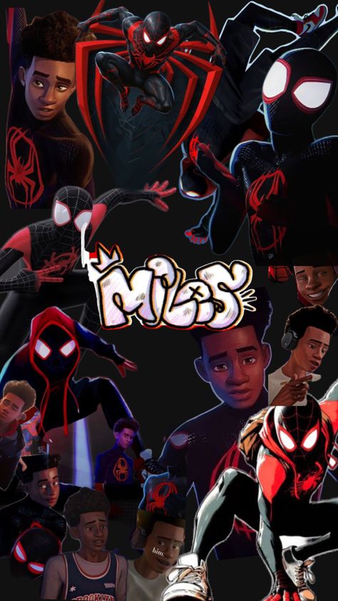 Use this a wallpaper for miles morales fans Spiderman Lockscreen, Miles Morales Wallpaper, Spier Man, Spiderman Wall Art, Spiderman Gifts, Marvel Background, Miles Spiderman, Spiderman Theme, Deadpool And Spiderman