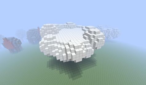 Cloud Building Platforms Minecraft Project Minecraft Sky Kingdom, Cloud Castle Minecraft, Clouds Minecraft Build, Minecraft Sky House Ideas, Minecraft Clouds Build, Cloud Minecraft Build, Sky Minecraft Builds, Cloud House Minecraft, Minecraft Heaven Build